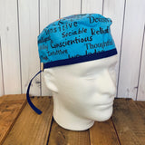 Handmade Buttoned Scrub Caps - A Nurse is...