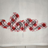 Plaid Love Towel