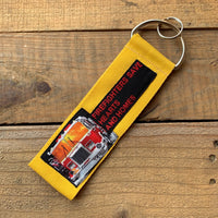 Handmade Wide Wristlet Keychain - Firefighters