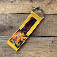 Handmade Wide Wristlet Keychain - Firefighters