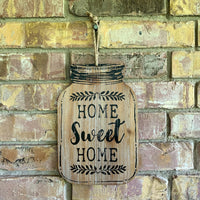 Home Sweet Home Mason Jar