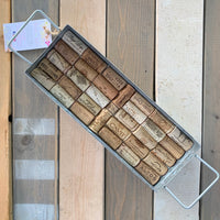 Metal Wine Cork Tray - Rectangle