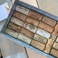 Metal Wine Cork Tray - Rectangle