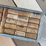 Metal Wine Cork Tray - Rectangle