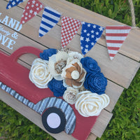 Land, Liberty & Love Door Hanger #2