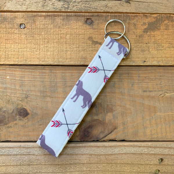 Handmade Wristlet Keychain - Fox Archer