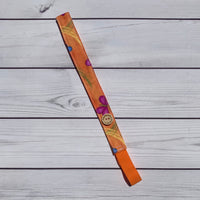 Handmade Buttoned Headbands - Orange Butterflies